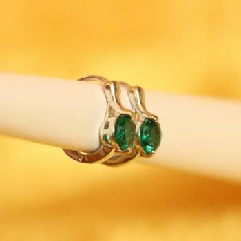 Green Onyx Hoops 2