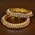 Gold Plated Kundan Stone Embellished Wedding Essential Bangles for Women