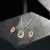 Pearl Peacock Necklace Set for Woman with Earrings
