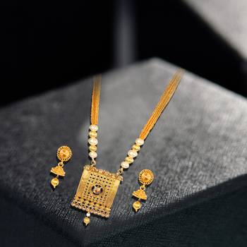 Pearl Pendant Necklace Set with Earrings for Woman 2