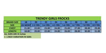 Trendy Girls Party Wear Cotton Frock 5