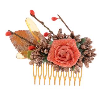 Latest Fashion Flower Hair Pin For Parties 1