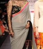 Kajol Grey Saree