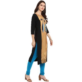 multicolor Color Straight Digital Print Kurta 5