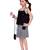 Black Kids Partywear Dress For Girls