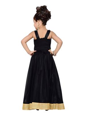 Black Kids Partywear Gown For Girls 4