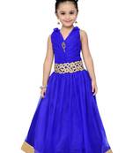 Blue Kids Partywear Gown For Girls