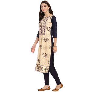 multicolor Color Straight Digital Print Kurta 4