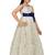 Cream Kids Partywear Gown For Girls