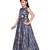 Blue Kids Partywear Gown For Girls