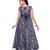 Blue Kids Partywear Gown For Girls