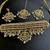 Kundan choker Necklace set with maangtika