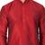 Maroon Cotton Silk Kurta And Pyjama Set