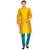 Gold Cotton Silk Kurta And Pyjama Set