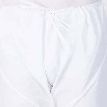 White Cotton Kurta And Pyjama Set 5