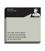 Motivational Rob Kalin Startup Quotes Framed Canvas Poster by Engrave