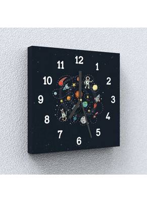 Space Time Canvas Wall Clock by Engrave 1