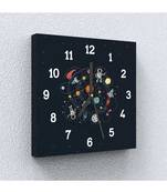 Space Time Canvas Wall Clock by Engrave