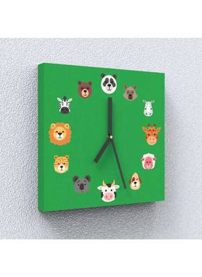 Zoobidoo Canvas Wall Clock by Engrave 1