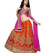 Orange Color Lehenga Choli