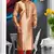 Rust Embroidered Art Dupion Silk Mens Kurta Pajama
