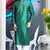Green Embroidered Art Silk Mens Kurta Pajama
