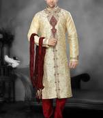 Gold Wedding Kurta Pajama for Men