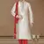 Gold Embroidered Art Silk Mens Kurta Pajama