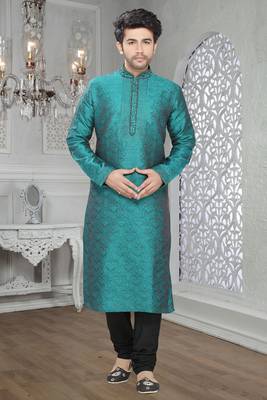 Feroze Embroidered Jacquard Mens Kurta Pajama 1