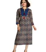 Multicolor Printed Cotton Kurti