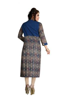 Multicolor Printed Cotton Kurti 2