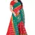 Red Plain Cotton Silk Saree With Blouse