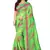 Green Embroidered Silk Saree With Blouse