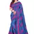 Purple Embroidered Silk Saree With Blouse