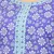 Purple printed cotton kurti