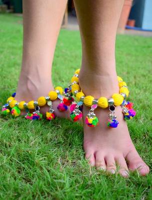 Yellow Anklets 2