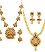 Multicolor crystal jewellery-combo