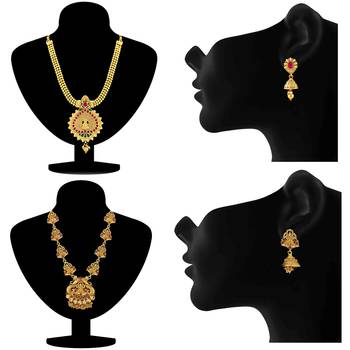 Multicolor crystal jewellery-combo 2