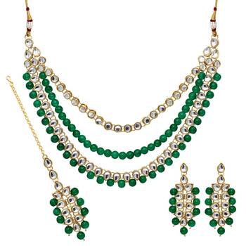 Green necklace-sets 1