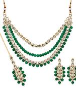 Green necklace-sets