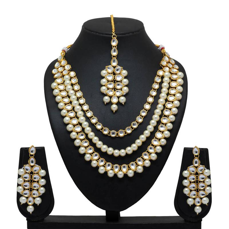 White necklacesets Jaipur Mart 2732447