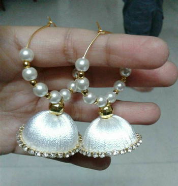 White earrings 1