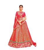 Pink Color Embroidered Designer Lehenga Choli