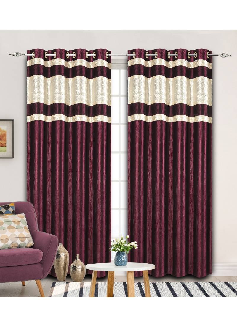 Curtains for Long Door 9 feet by FRIMERR |curtains 9 feet set of 4 Pcs ( Four Pc )
