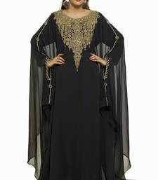Black New Moroccan Arabic Islamic Party Wear Party Dress For Women