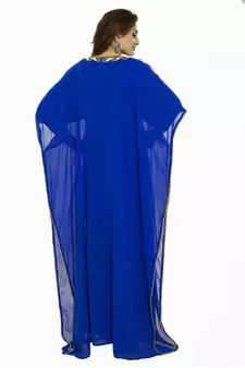Royal blue Buy This Moroccan Jalabviya Takhita Var For Women Gown Dress