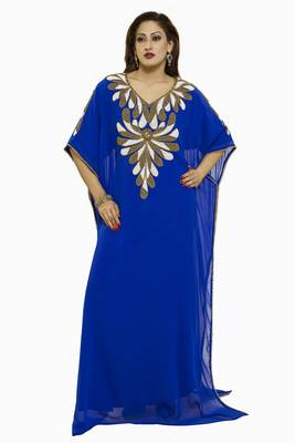 Royal blue Buy This Moroccan Jalabviya Takhita Var For Women Gown Dress 1