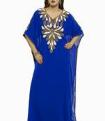 Royal blue Buy This Moroccan Jalabviya Takhita Var For Women Gown Dress