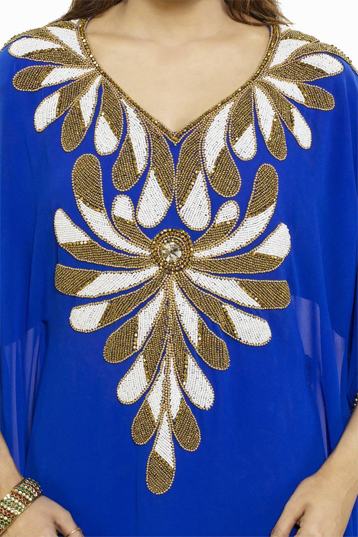 Royal blue Buy This Moroccan Jalabviya Takhita Var For Women Gown Dress