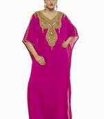 Pink Beautiful Moroccan Islamic Wedding Gown Party Wear Gown For Women
